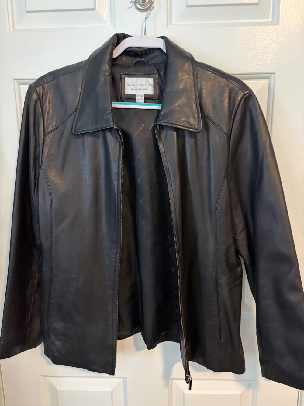Worthington Black Leather Jacket